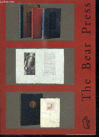 CATALOGUE : THE BEAR PRESS