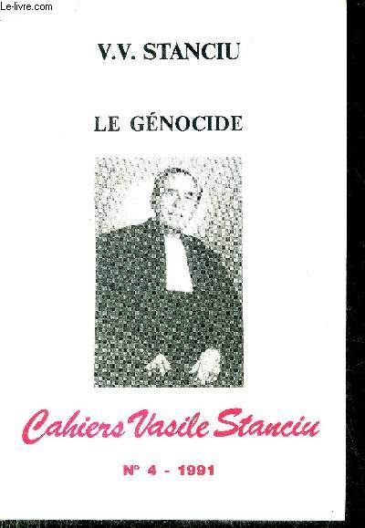 CAHIERS VASILE STANCIU N4 1991 - LE GENOCIDE.