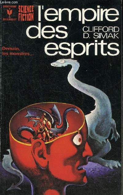 L'EMPIRE DES ESPRITS - COLLECTION BIBLIOTHEQUE MARABOUT SCIENCE FICTION N430.