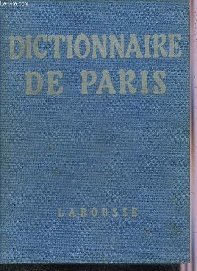 DICTIONNAIRE DE PARIS.