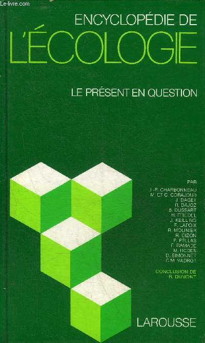 ENCYCLOPEDIE DE L'ECOLOGIE.