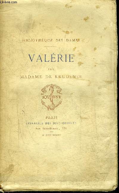 VALERIE - COLLECTION BIBLIOTHEQUE DES DAMES.