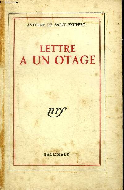 LETTRE A UN OTAGE.