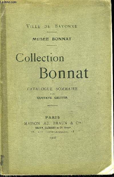 COLLECTION BONNAT - VILLE DE BAYONNE - MUSEE BONNAT.