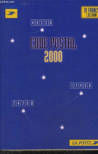 CODE POSTAL - EDITION 2000.