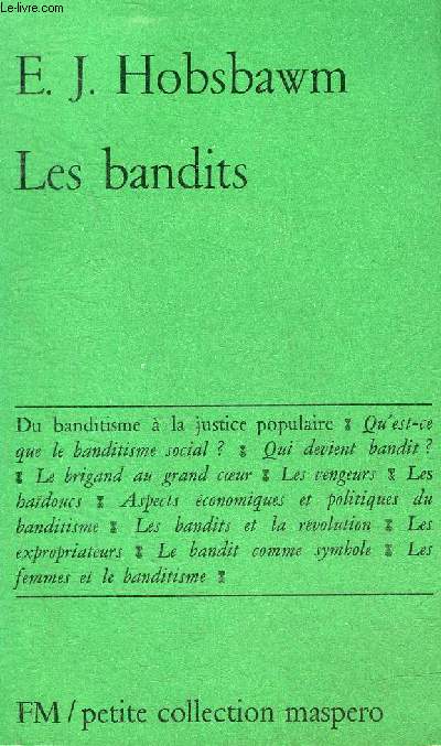 LES BANDITS - COLLECTION PETITE COLLECTION MASPERO N103.