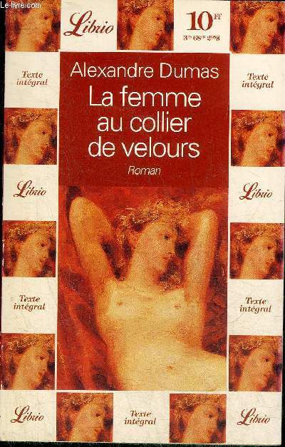 LA FEMME AU COLLIER DE VELOURS - ROMAN.