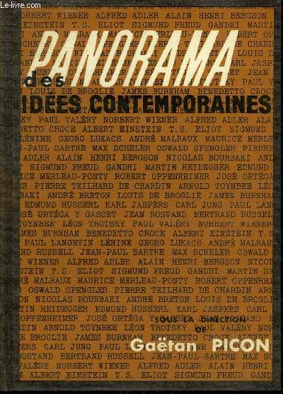 PANORAMA DES IDEES CONTEMPORAINES.
