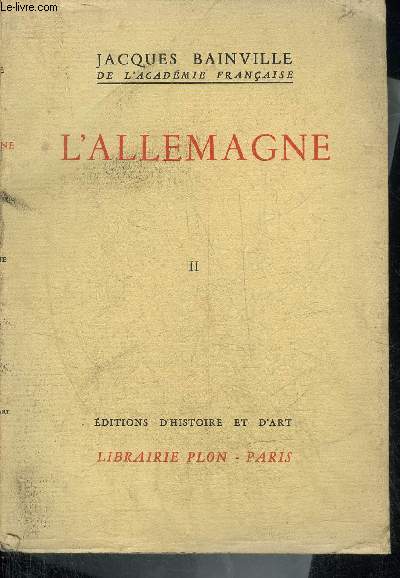 L'ALLEMAGNE - TOME 2.