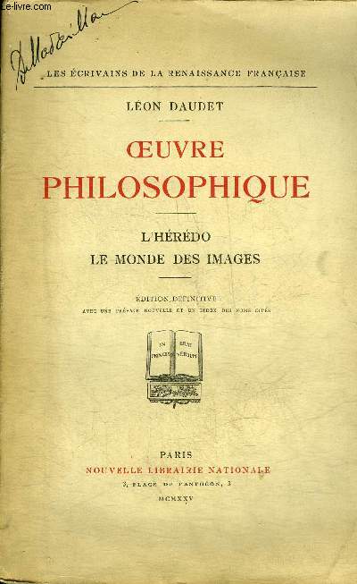 OEUVRE PHILOSOPHIQUE - L'HEREDO LE MONDE DES IMAGES