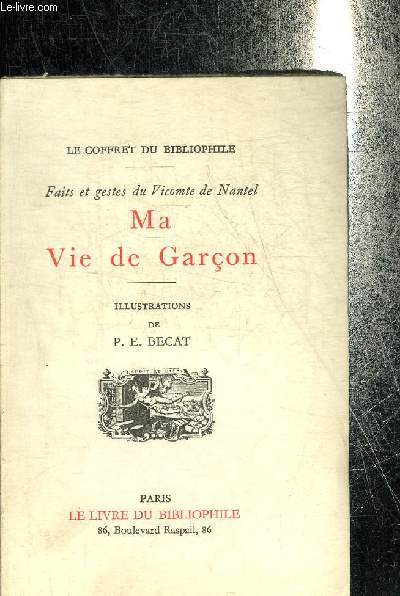 MA VIE DE GARCON - LE COFFRET DU BIBLIOPHILE.