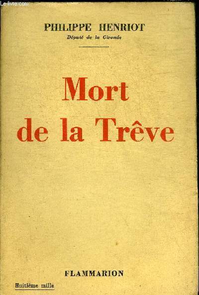 MORT DE LA TREVE.