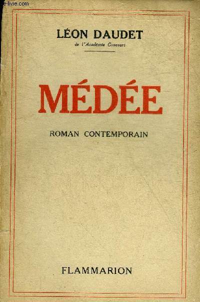 MEDEE - ROMAN CONTEMPORAIN.