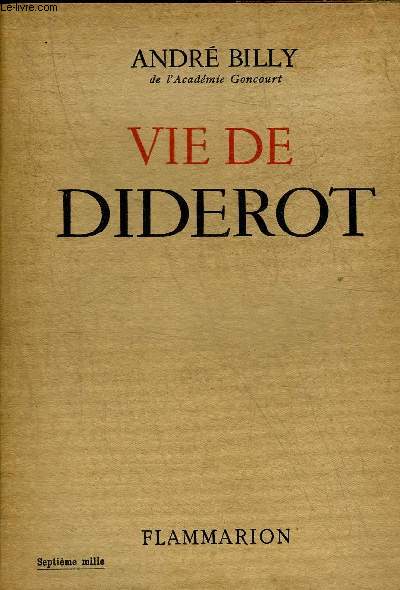 VIE DE DIDEROT.