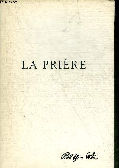 LA PRIERE.