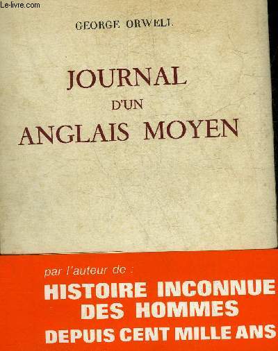 JOURNAL D'UN ANGLAIS MOYEN - COLLECTION PERIPLES BIBLIOTHEQUE ETRANGERE.