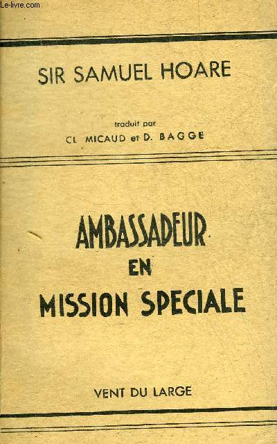 AMBASSADEUR EN MISSION SPECIALE.