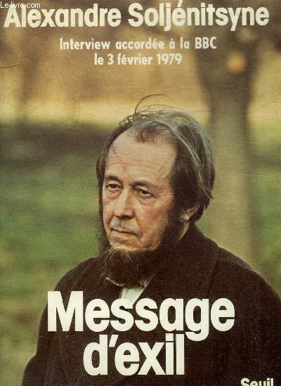 MESSAGE D'EXIL INTERVIEW ACCORDEE A LA BBC LE 3 FEVRIER 1979.