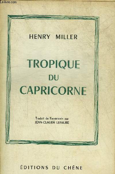 TROPIQUE DU CAPRICORNE.