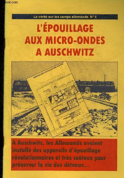 L'EPOUILLAGE AUX MICRO-ONDES A AUSCHWITZ - LA VERITE SUR LES CAMPS ALLEMANDS N6.