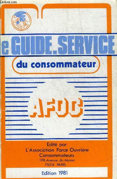 LE GUIDE SERVICE DU CONSOMMATEUR