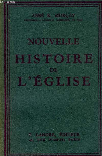 NOUVELLE HISTOIRE DE L'EGLISE.
