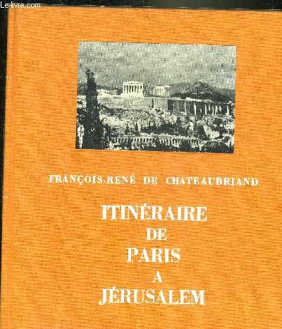 ITINERAIRE DE PARIS A JERUSALEM.