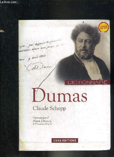 DICTIONNAIRE ALEXANDRE DUMAS.