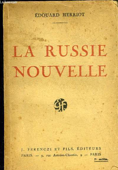 LA RUSSIE NOUVELLE.