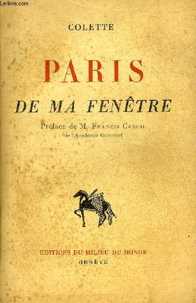 PARIS DE MA FENETRE.