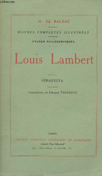 Louis Lambert - Sraphita