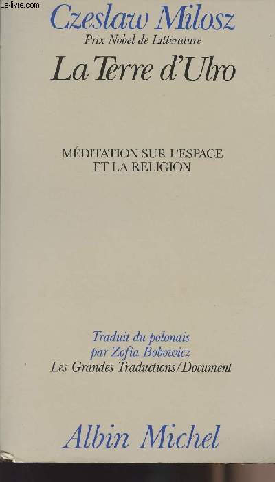 La terre d'Ulro - Mditation sur l'espace et la religion