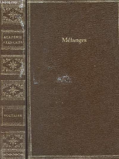 Mlanges philosophiques littraires et historiques - collection prestige de l'Acadmie Franaise