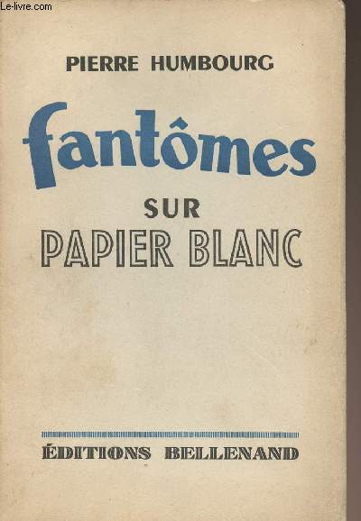 Fantmes sur papier blanc