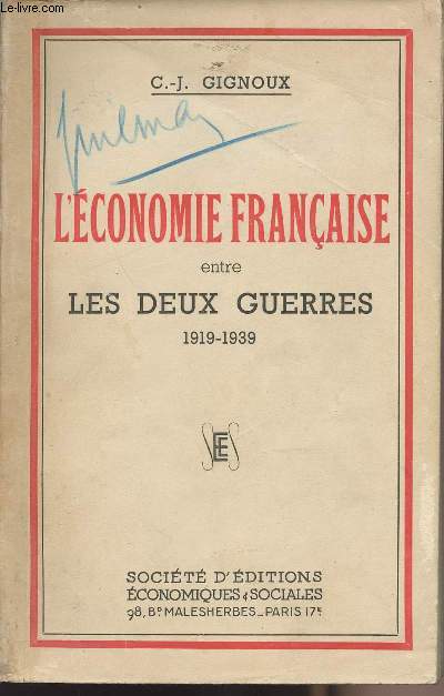 L'conomie franaise entre les deux guerres 1919-1939