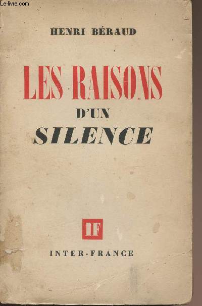 Les raisons d'un silence