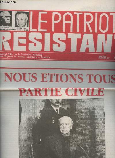 Le patriote rsistant - mai 1994 n655 - Nous tions tous partie civile