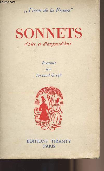 FERNAND GREGH  SONNETS D' HIER  EDITION ORIGINALE / LIVRE POESIE 1949