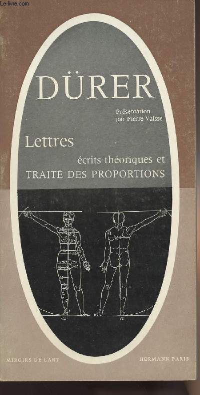 Lettres et crits thoriques - trait des proportions - collection 