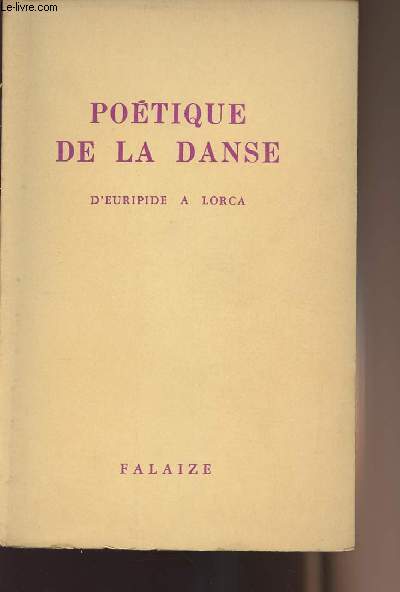 Potique de la danse d'Euripide  Lorca
