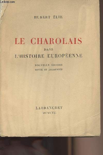 Le Charolais dans l'histoire europenne