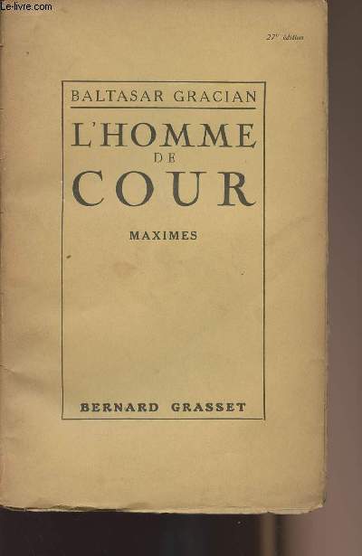 L'Homme de cour - Maximes