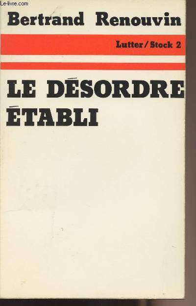 Le ssordre tabli - collection 