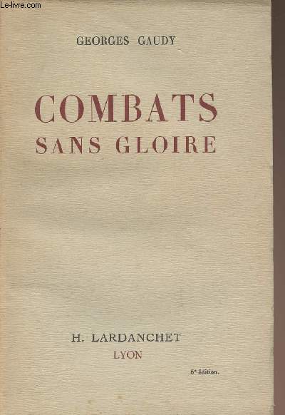 Combats sans gloire