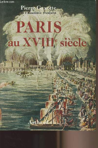 Paris au XVIIIe sicle
