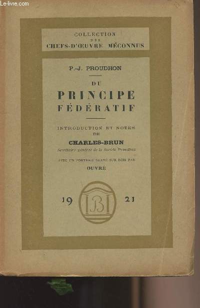 Du principe fdratif - collection 