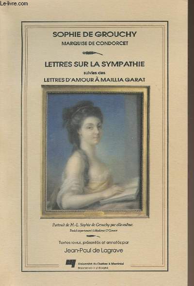 Lettres sur la sympathie suivies de Lettres d'amour  Maillia Garat