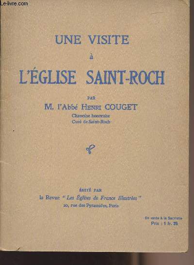 Une visite  l'Eglise Saint-Roch