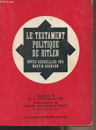 Le testament politique de Hitler