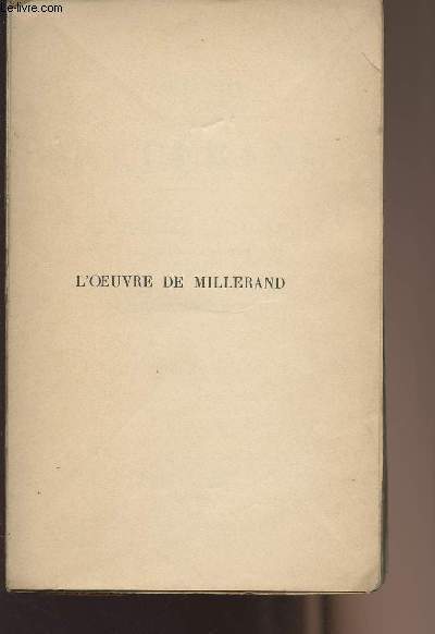 L'oeuvre de Millerand - Un ministre socialiste (juin 1899- janvier 1902) - 